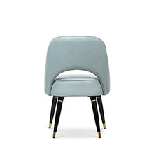Load image into Gallery viewer, COLLINS DINING CHAIR - BLUE LEATHER