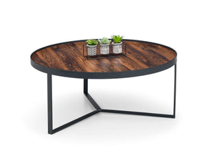 LOFT COFFEE TABLE WITH WALNUT EFFECT TOP