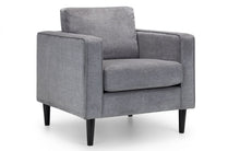 Load image into Gallery viewer, HAYWARD ARMCHAIR - GREY CHENILLE