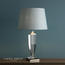 Load image into Gallery viewer, CARSON NICKEL &amp; CRYSTAL TABLE LAMP BASE - LARGE