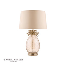 Load image into Gallery viewer, LAURA ASHLEY PINEAPPLE TABLE LAMP &amp; SHADE