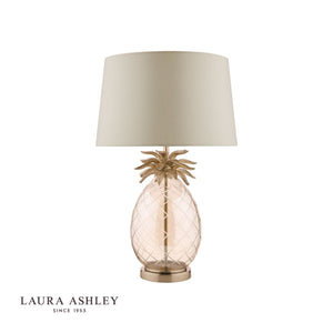 LAURA ASHLEY PINEAPPLE TABLE LAMP & SHADE