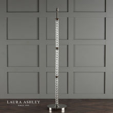 Load image into Gallery viewer, LOUIS TWISTED GLASS &amp; NICKEL FLOOR LAMP BASE