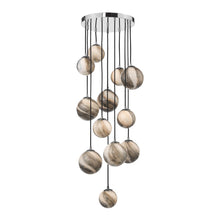 Load image into Gallery viewer, POLISHED CHROME CLUSTER PENDANT LIGHT