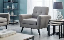 Load image into Gallery viewer, MONZA ARMCHAIR - GREY LINEN