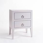 CHERITON BEDSIDE TABLE WITH 2 DRAWERS